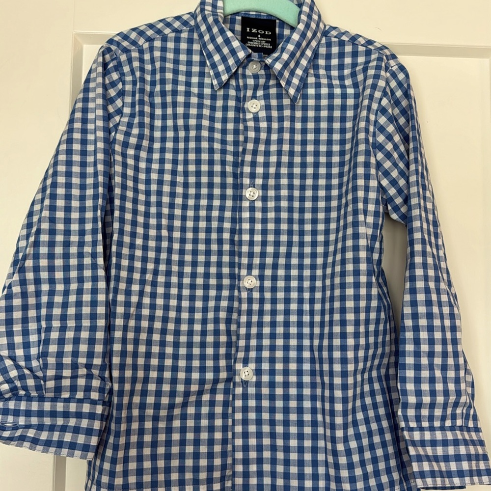 IZOD SZ4 L/S BUTTON DOWN